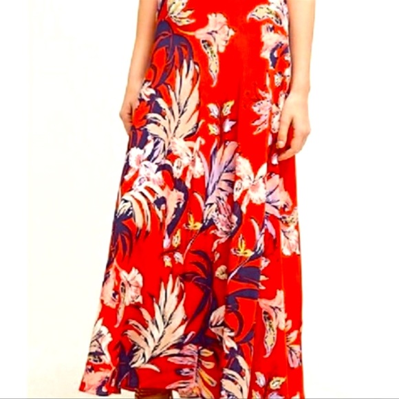 Anthroplogie NWT HD in Paris Silk Floral lined maxi skirt - Picture 4 of 13